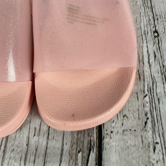 BP “June” Pink Jelly Slides Women’s Sz 11 Casual Pool Slides Slip On Sandals - Picture 3 of 11
